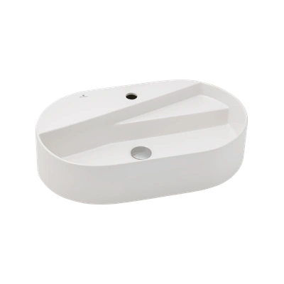 LIVELLO SERİSİ (TEZGAH ÜSTÜ LAVABO BATARYA DELİKLİ 65 CM)