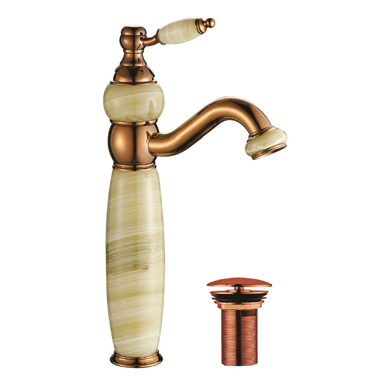 3351H Virgo 6 Bronz Yüksek Lavabo Bataryası